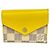 Cartera Louis Vuitton Tri-fold en Damier Azur Blanco