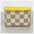 Cartera Louis Vuitton Tri-fold en Damier Azur Blanco - vista 9