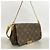 Borsa Louis Vuitton Monogram Favorite PM M40717 Marrone - vista 2
