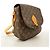 Borsa a tracolla Louis Vuitton Monogram Saint Cloud GM Marrone - vista 2