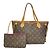Borsa Tote Louis Vuitton Monogram Neverfull PM Marrone Rosa