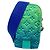 Borsa a tracolla Louis Vuitton Taurillon Illusion Blu Verde chiaro