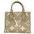 Borsa Louis Vuitton Monogram Empreinte Bicolor OnTheGo BB Beige