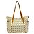 Borsa Tote Louis Vuitton Damier Azur Totally MM Bianco