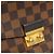Borsa Louis Vuitton Damier Croisette N53000 Ebene da donna Damier ebene - vista 8