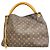 Bolsa de Ombro Louis Vuitton Monogram Artsy MM Marrom