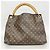 Bolsa de Ombro Louis Vuitton Monogram Artsy MM Marrom - vista 10
