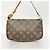 Borsa Louis Vuitton Monogram Pochette Accessoires Marrone - vista 10