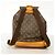 Zaino Louis Vuitton Monogram Montsouris GM Marrone - vista 13