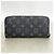 Louis Vuitton Monogram Eclipse Zippy Long Wallet Black - view 6