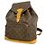 Zaino Louis Vuitton Monogram Montsouris GM Marrone