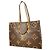 Borsa Tote Louis Vuitton Monogram Reverse OnTheGo GM Marrone