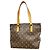 Borsa Tote Cabas Piano Monogram Louis Vuitton Marrone