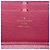 Louis Vuitton Monogram Portefeuille Clemence Long Wallet Marrone Fuschia - vista 4