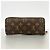 Louis Vuitton Monogram Portefeuille Clemence Long Wallet Marrone Fuschia - vista 9