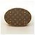 Borsa Tote Louis Vuitton Monogram Petite Bucket Marrone - vista 3