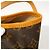 Borsa Tote Louis Vuitton Monogram Petite Bucket Marrone - vista 8
