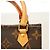 Louis Vuitton Monogram Petite Sac Plat Handtasche Braun - Ansicht 7