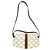 Céline Borsa a tracolla Celine Taboo Triomphe Marrone Bianco - vista 2