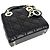 Borsa Christian Dior Cannage Lady Mini Nero Bianco - vista 3