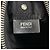 Borsa a tracolla Fendi in nylon bianco e nero - vista 7