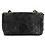 Borsa a tracolla Chanel Matelassé 23 Nero Bianco - vista 2