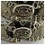 Orecchini Chanel Coco Mark con strass Bianco Rosso Blu - vista 4