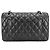 Borsa a tracolla Chanel Matelassé 23 Nero Bianco - vista 2
