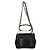 Borsa a tracolla Chanel Mini Matelassé Nero Bianco - vista 3