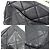 Borsa a tracolla Chanel Mini Matelassé Nero Bianco - vista 8