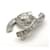 Spilla Chanel con strass da donna Argento Bianco - vista 3