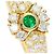 Boucheron Vintage Smaragd-Diamantring - Ansicht 8