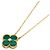 Collana Van Cleef & Arpels Vintage Alhambra Malachite e Diamanti
