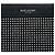 Clutch in pelle borchiata nera Saint Laurent Nero - vista 5