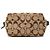 Coach Brown Mini Signature Canvas Hobo Marrone Marrone chiaro - vista 3
