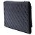Pouch Chanel Reissue 2.55 con manico in pelle di vitello invecchiata nera, Large Nero - vista 2