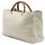 Borsa Gucci Bamboo Shopper Large in pelle di vitello bianca Bianco - vista 2