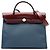 Hermès Blue Toile Herbag Zip 31