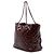 Chanel Ligne Tote aus rotem gestepptem Lackleder Chic and Glitter Bordeaux - Ansicht 2