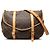 Louis Vuitton Brown Monogram Saumur 43 Marrone