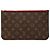 Pouch Louis Vuitton Brown Monogram Neverfull MM Marrone