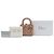 Dior Brown Micro Lambskin Cannage Lady Dior Marrone Carne - vista 7