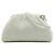 Bottega Veneta White Boucle Raffia The Mini Pouch Crossbody Bianco Crudo
