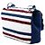 Chanel White Jumbo Stripe Jersey Felt and Rope Flap Bianco - vista 2