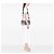 Chanel White Jumbo Stripe Jersey Felt and Rope Flap Bianco - vista 6