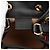 Borsa secchiello Gucci Ophidia Mini in camoscio e vernice rossa con Web Rosso - vista 5