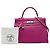 Hermès Purple Togo Kelly II Retourne 35 Porpora - vista 7
