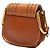 Chloé Borsa a tracolla Hudson piccola in pelle intrecciata marrone - vista 2