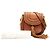 Chloé Borsa a tracolla Hudson piccola in pelle intrecciata marrone - vista 7