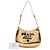 Borsa a tracolla Cleo in raso con paillettes dorate Prada D'oro - vista 6